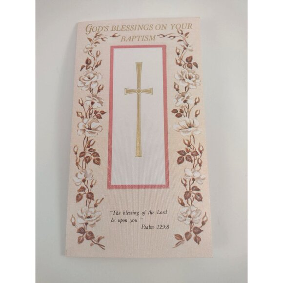 Baptism & Confirmation Celebration Greeting Card Lot Of 4 Religious Cards - Picture 6 of 9
